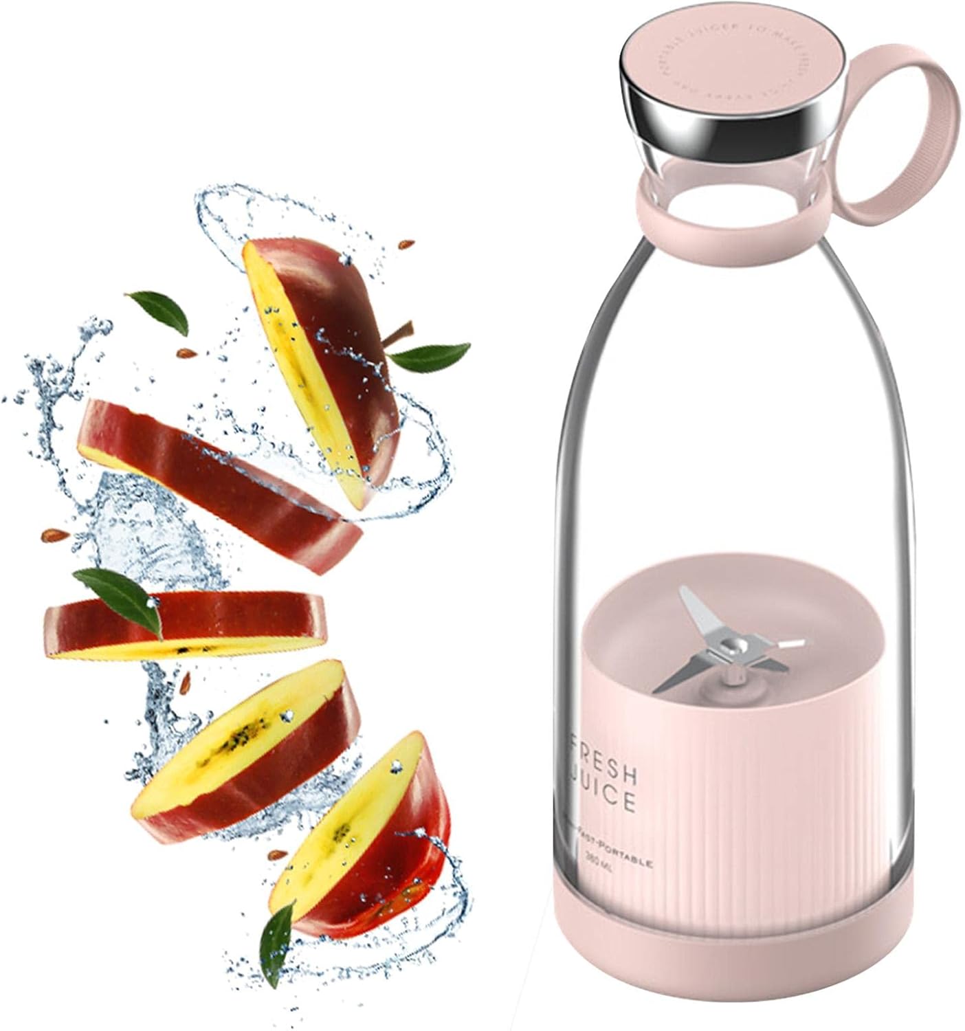 Mini Blender Nomade 350ml – Rechargeable USB & Design Élégant