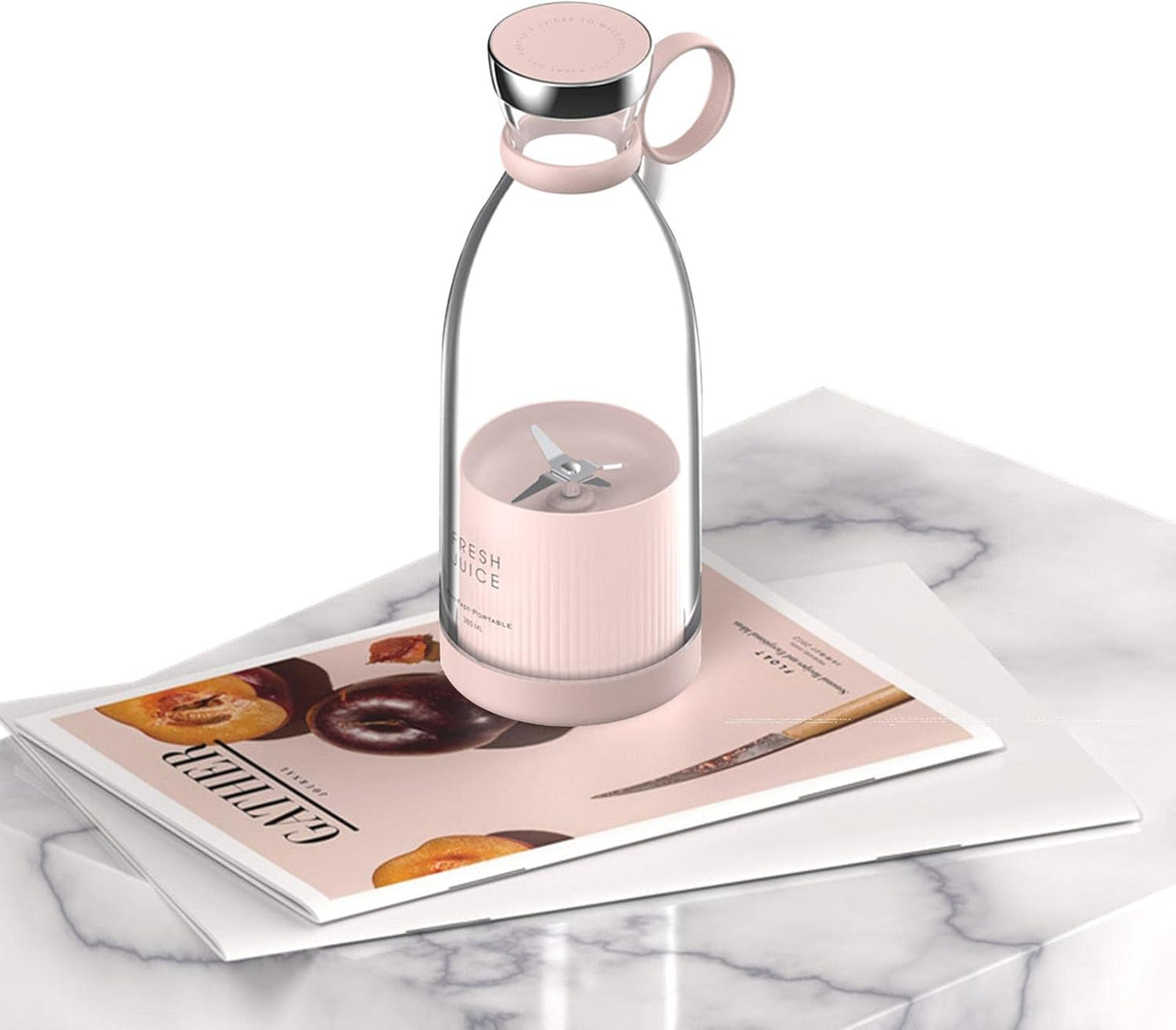 Mini Blender Nomade 350ml – Rechargeable USB & Design Élégant