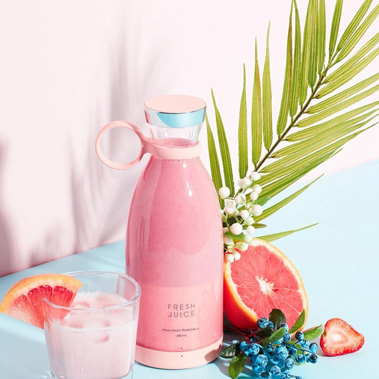 Mini Blender Nomade 350ml – Rechargeable USB & Design Élégant